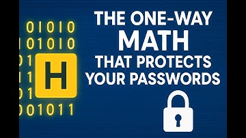 The One-Way Math That Protects Your Passwords