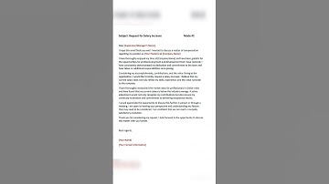 how to email for salary increment 😍🎉 | Official email | Techsmartvision#money  #jobapplication