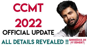 CCMT 2022 Official Update / CCMT 2022 Registration / CCMT 2022 important dates and fees #ccmt2022