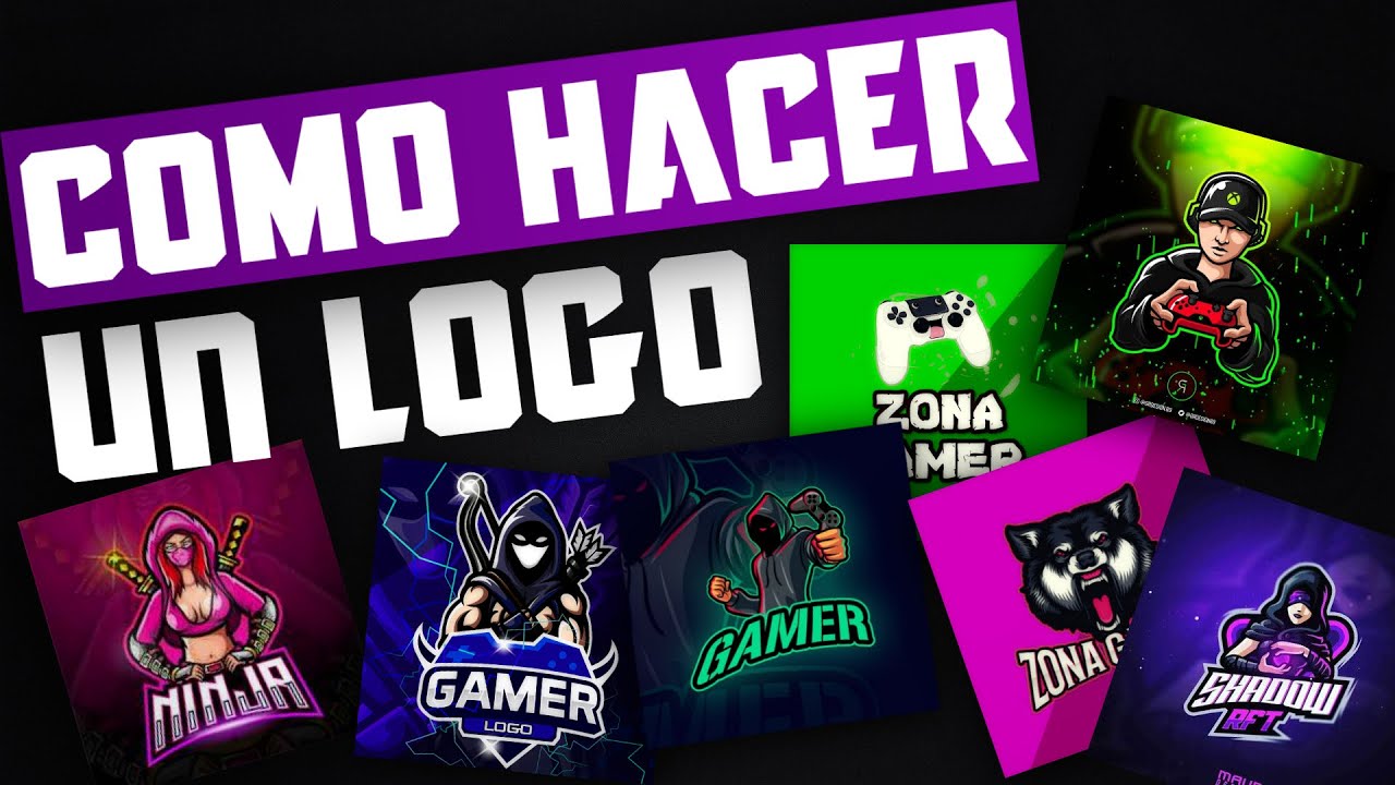 ✅ Como crear un logo para YouTube 2023 / 🔴 Como hacer un logo Gamer SIN PROGRAMAS para youtube 2023