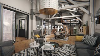 Rain enjoyed in a modern house | Rain Sounds & Cozy Ambience ASMR for study, sleep & relax by CalmScape 72 views 2 weeks ago 2 hours