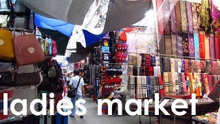[VLOG] shopping at the ladies market in mongkok