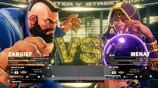 SFV Champion Edition 🔥 ASASE (ZANGIEF) Vs DAI_HY28 (MENAT) 🔥 Online Match's 03-05-2023