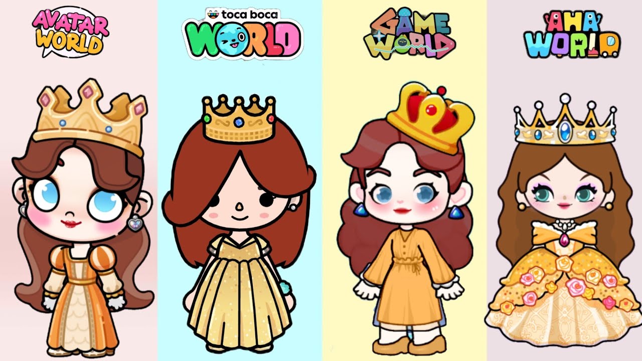 💛Princess Daisy Inspired Look In 4 Gameplay #pazu #avatarworld #gameworld #ahaworld 