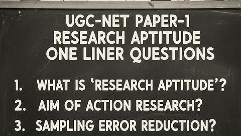 Ugc Net Research Aptitude MCQ Paper 1 । UGC NET Dec 2025-26 Important & Expected Questions । Net JRF