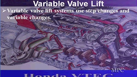 4 Variable Valve Lift