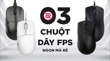 Top 03 Chuột Dây Chơi Game FPS Đỉnh Nhất 2024 chỉ từ 600K!