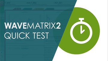 Instron® | WaveMatrix2 | Quick Test