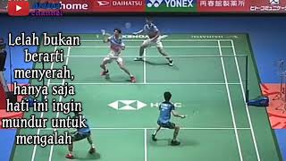 Story wa badminton lelah