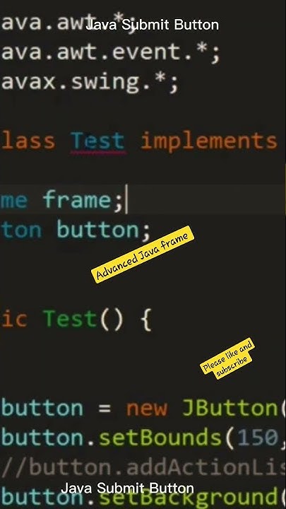 Submit Button in Java#shorts #html #coding #javascript #abelo - YouTube