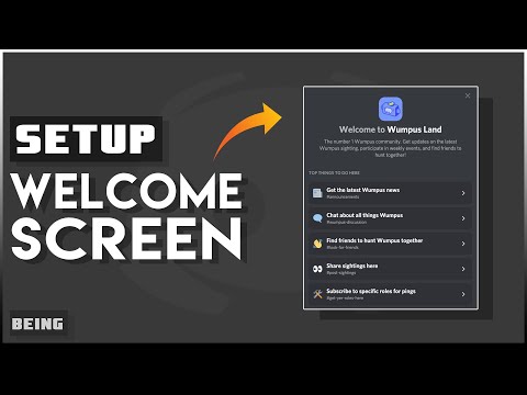 Video: How To Set Up The Welcome Screen