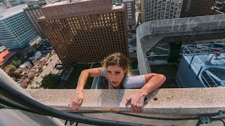 FALLING OFF 350 FOOT ROOF!!!