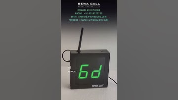Wireless Waiter Calling System | Faster Service with SewaCall