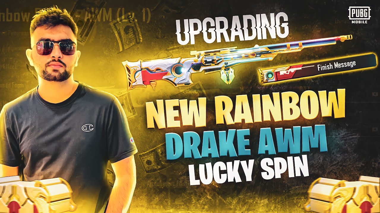$8000UC Awm Crate Opening | New Awm Crate Opening | Rainbow Drake Awm Crate Opening Pubg Bgmi
