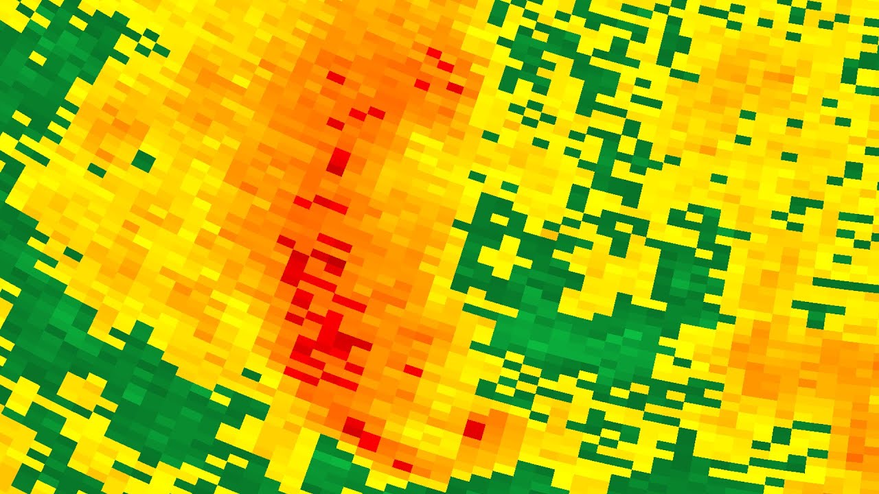 2024 Center, Texas Supercell Radar Loop - YouTube