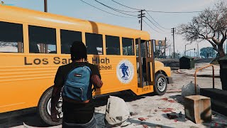 New SCHOOL TRAP LIFE In The Hood📆 | Senior Year GTA 5 Roleplay