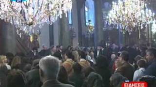 Sakis Rouvas meets His Holiness Patriarch Bartholomew in Constantinople- Eurovision 2009 promo tour