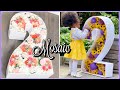 How To Make Marquee Numbers With Flowers | Dollar Tree DIY Birthday Decor With Foam Boards