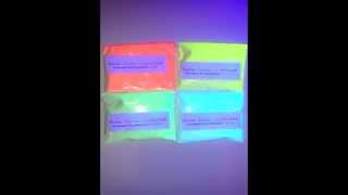SolarColorDust.com - Invisible Fluorescent Pigments