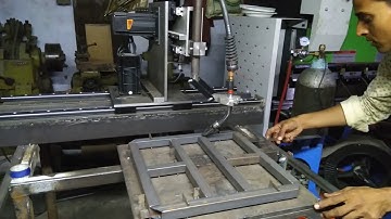 weighing scale frame | Pipe Frame Welding | pipe welding robot | Robologic