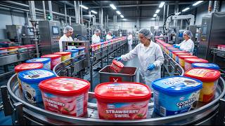 How Factory Makes Ice Cream – Full Production Process Inside Modern Factory