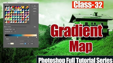 How to use  Adjustment Layers -Gradient  map ,Invert, Posterize, and Threshold photoshop/S k Editz