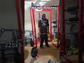 Locked Knee Deadlift 225x5