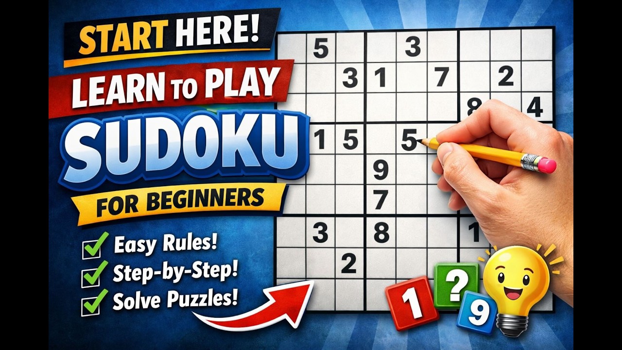 Learn to Play Sudoku for Beginners | Easy Step-by-Step Tutorial - YouTube