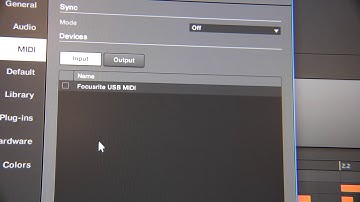 Setting up your Maschine software| Preference tab and selections.