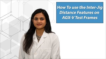 How to Use the Inter-jig Distance Features on AGX-V Test Frames