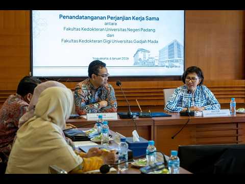 UGM Sepakat Dampingi UNP Bangun Prodi Kedokteran Gigi