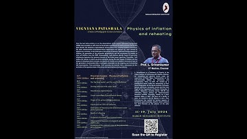Lecture 9 - Epoch of reheating | Prof  L  Sriramkumar, IIT Madras