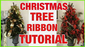 🎄 CHRISTMAS 2023 / Four Ways To Add Ribbon To Your Christmas Ttree / Ramon At Home