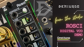 Ominitone Rosci - Digital Oscillator Demo | Additive Synthesis, Waveshaping, and More
