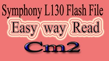 symphony l130 Flash File Read