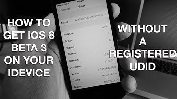 How to install iOS 8 Beta 3 for FREE without a Registered UDID or Developer Account !