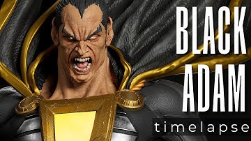 BLACK ADAM - SCULPTING TIME LAPSE