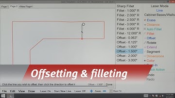 Laser Templator - Offsetting and Filleting