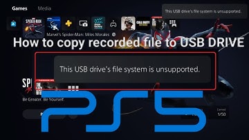 PS5: Copy file to USB DRIVE I How to fix 