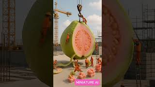 What Happens If You Drill Into a GUAVA? #aivideo #nextgenai #animation #videoai #ai