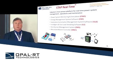 ETAP and OPAL-RT Presentation at RT14 Conference