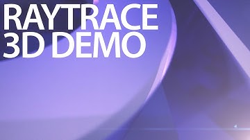 After Effects CS6 New RayTraced 3D Text Template/Demo