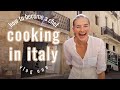 Trading the catwalk for the kitchen // Cooking in Italy vlog 1