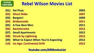 Rebel Wilson Movies List