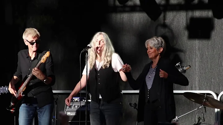 Patti Smith and Joan Baez ' 'People Have The Power...