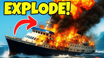 Clicking “SELF DESTRUCT” on a CRUISE SHIP! | Stormworks Survival