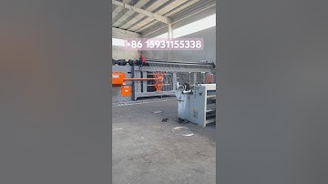 High speed servo motors gabion box mesh machine. #machine #gabion