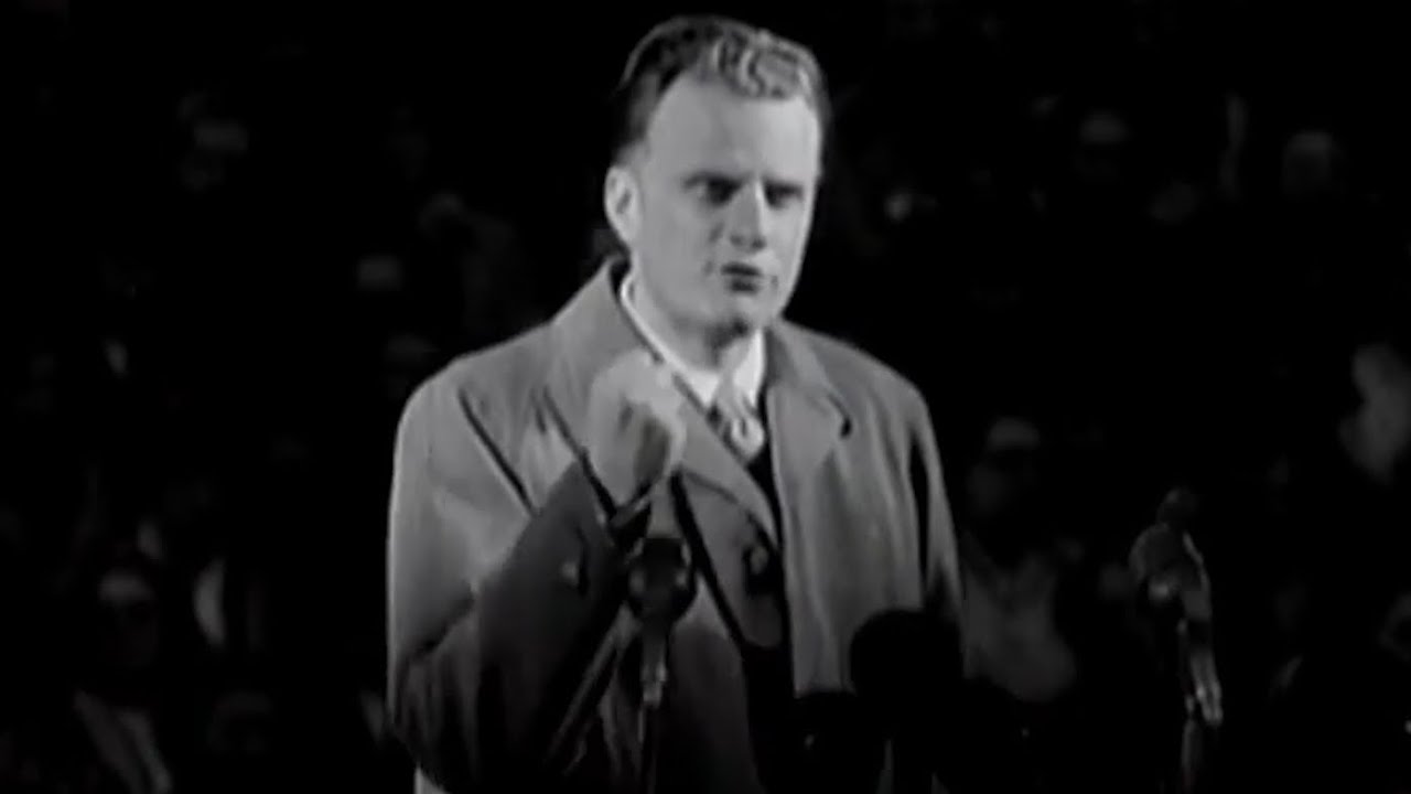 billy graham preaches at wembley stadium in 1955 youtube