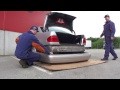 Снятие заднего бампера MercedesW210 Removing the rear bumper