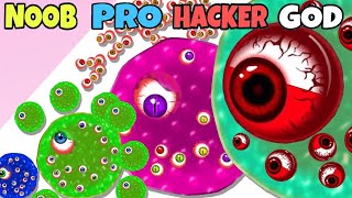 Alien Blob io Max Level NOOB vs PRO vs HACKER